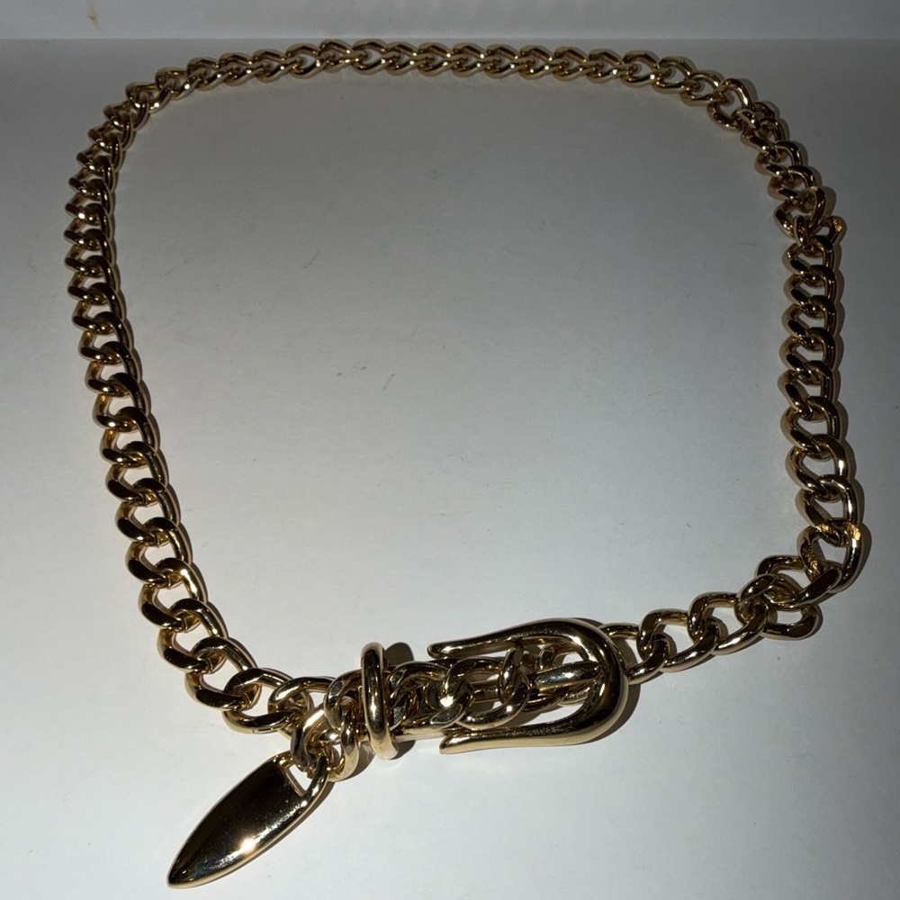 Vintage Gold-Tone Chain Link Belt, Sz XS-SM Could Wear As A Necklace